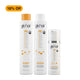 Balancing Shampoo, Balancing Conditioner and Leave-In Cream with an '18% Off' badge on white