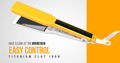 Have a look at the brand new Easy Control Titanium Flat Iron