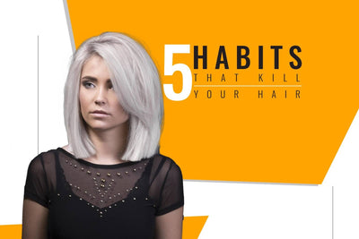 Los 5 hábitos principales que pueden matar tu cabello - GK Hair