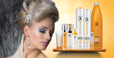 GK Hair Czech Artist Marek Pala creates the Icy Blonde Queen