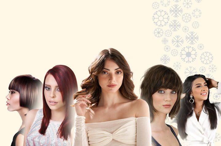 Model with a boldly colored haircut representing 2025 hair trends