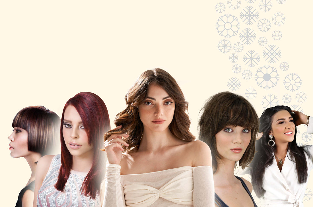 Model with a boldly colored haircut representing 2025 hair trends