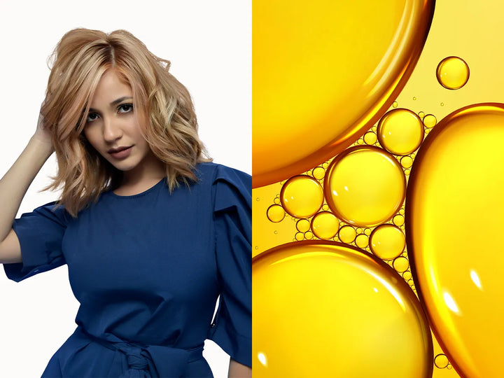 A Lady With a Healthy Hair and Hot Oil Hair Treatment