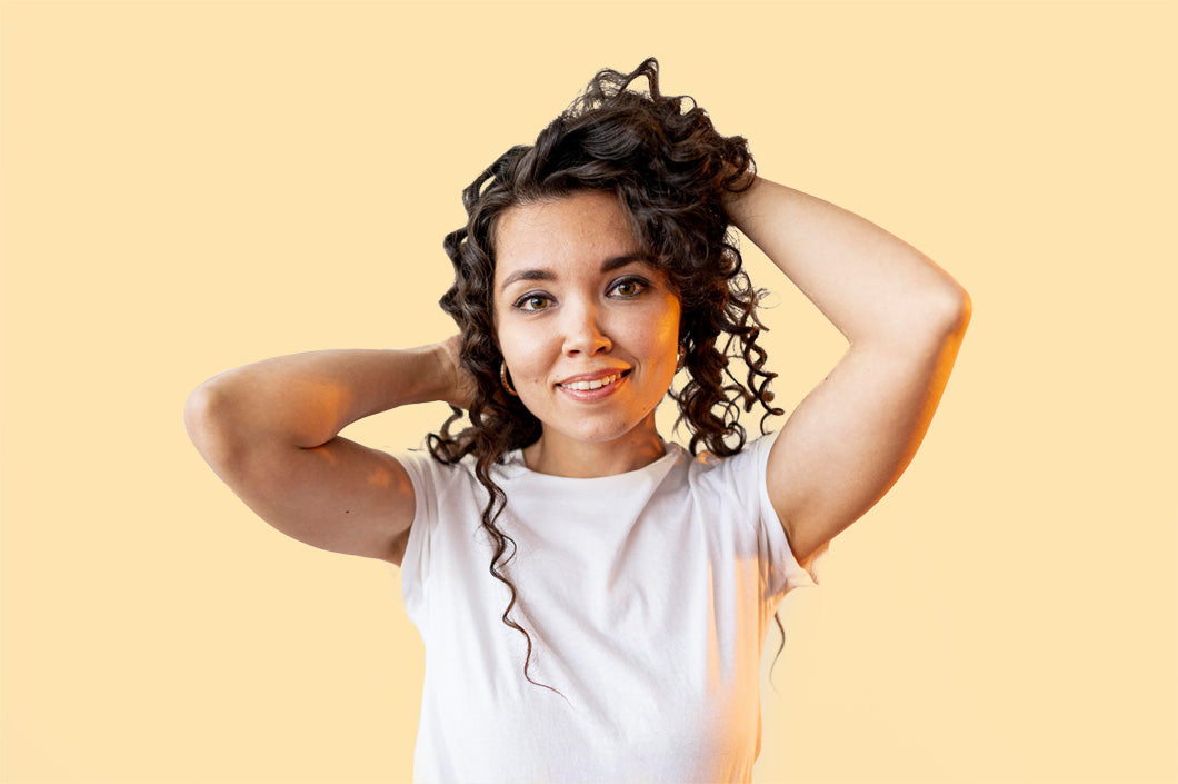 A Lady with a Low Porosity Hair