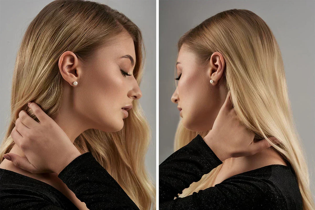 Smooth frizz-free hair falling straight past the shoulders after a keratin smoothing treatment