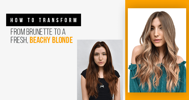 Long beachy blonde balayage hair with cool dimensional tones falling over the shoulders