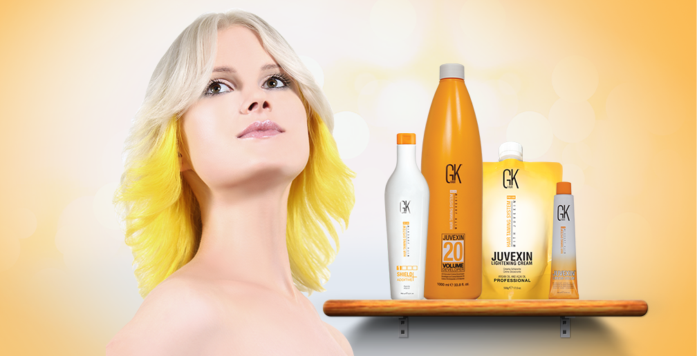 KOTRYNA YELLOW. GKhair Juvexin Lightening Cream, Hair Color Ideas