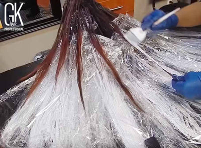 Balayage Technique Using GK Hair Juvexin Cream Colors