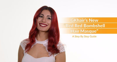 Nueva mascarilla Red Bombshell de GKhair: una guía paso a paso