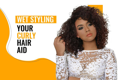 Técnicas de peinado húmedo para cabello rizado