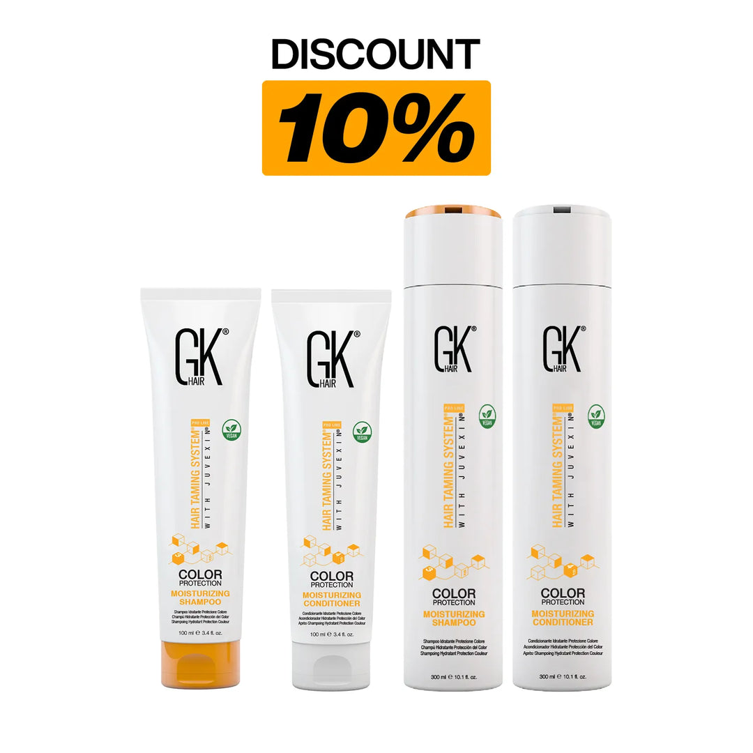 GK Hair 2 For Me 2 For You: DISCOUNT 10% over Moisturizing Shampoo and Conditioner in 100 ml tubes and 300 ml bottles