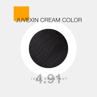 Juvexin Cream Color | 4.91 Iced chestnut hair color