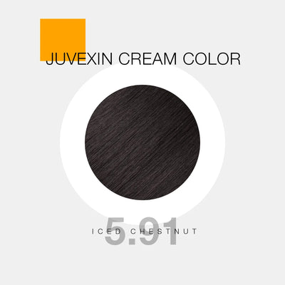 Juvexin Cream Color | 5.91 Iced Chestnut hair color 