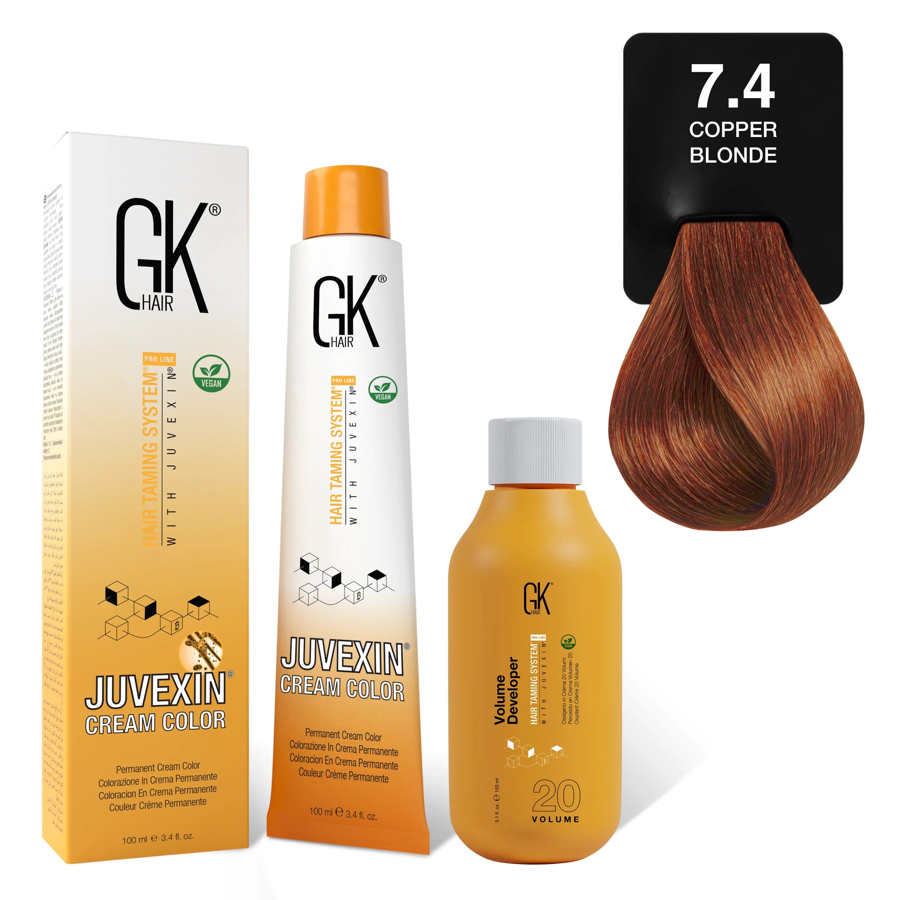 GK Hair Copper Juvexin Cream Color