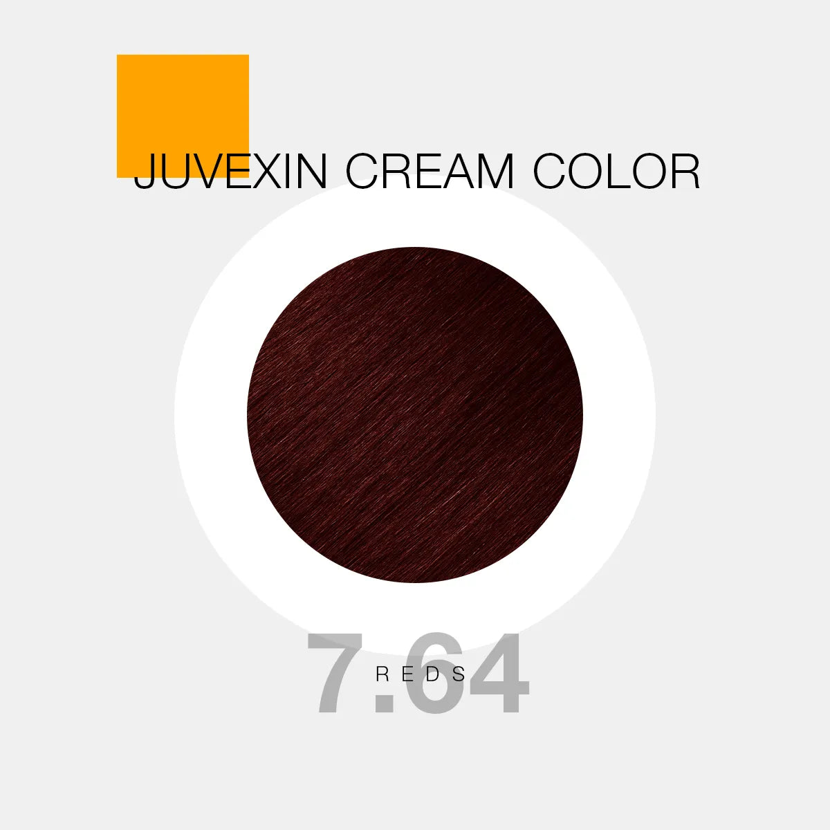 Juvexin Cream Color | 7.64 Red hair color