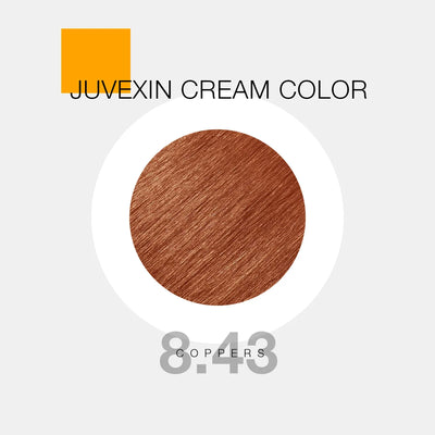 Juvexin Cream Color | 8.43 Copper hair color