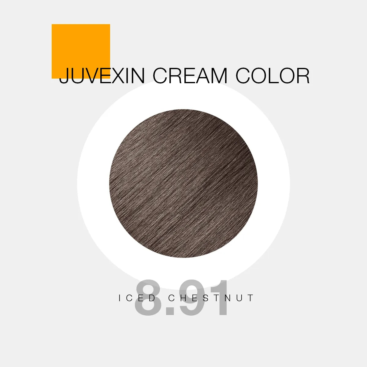 Juvexin Cream Color | 8.91 Iced chestnut hair color