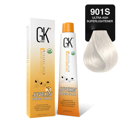 GK Hair's Juvexin 901S Ultra Ash Superlightener Cream Color product 