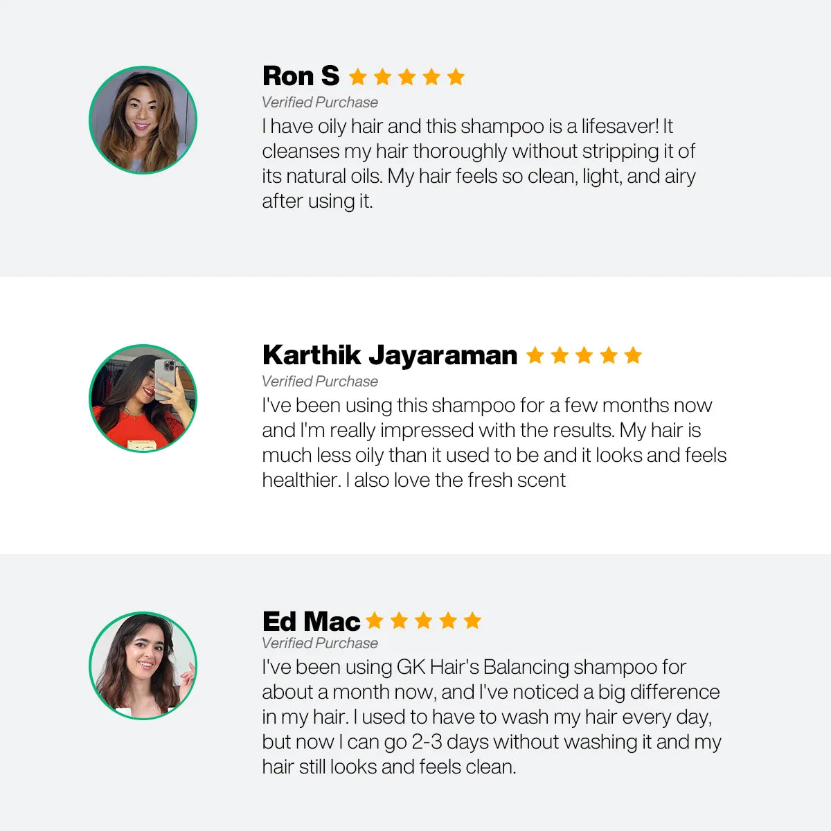 GK Hair's Balancing Conditioner client review