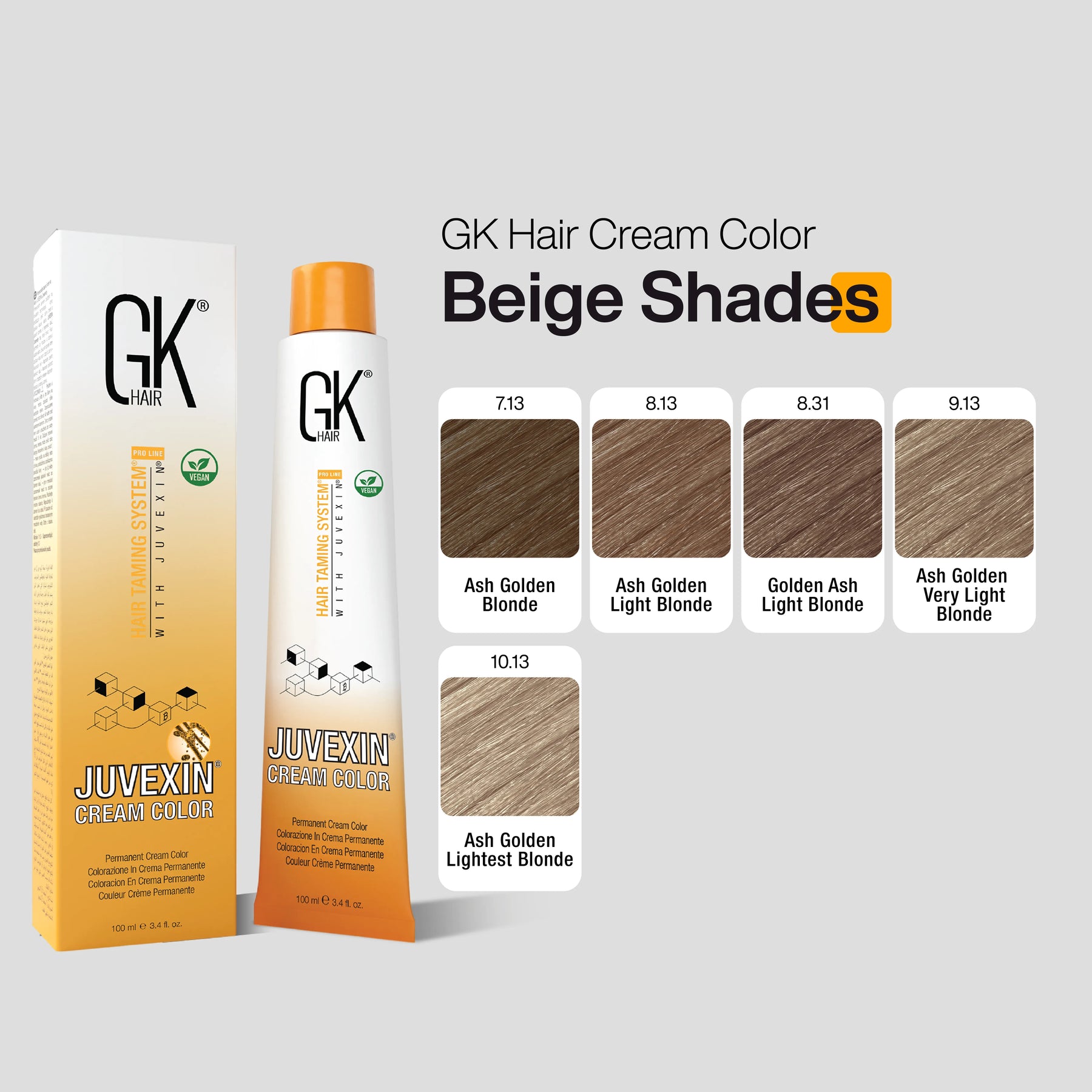 GK Hair’s Beige Juvexin Cream Color