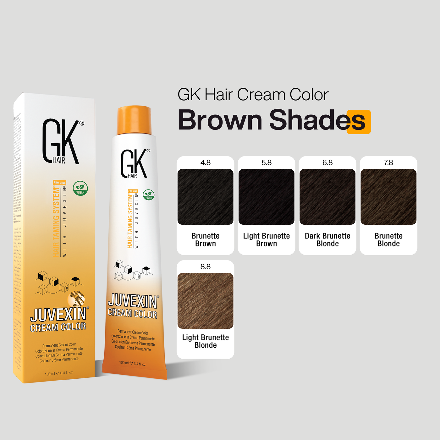 Juvexin Cream Color Pro Brown