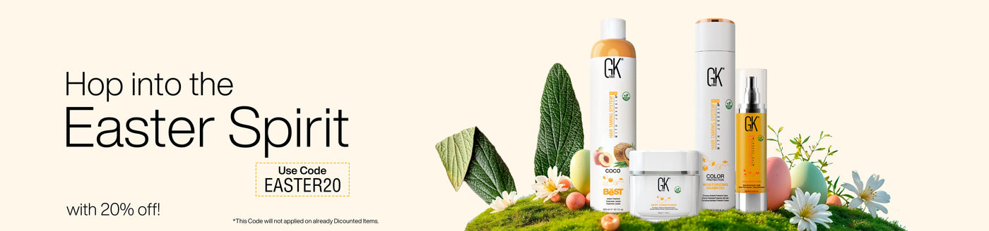 Easter discount sale for GK Hair products