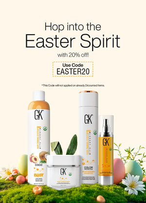 Easter discount sale for GK Hair products