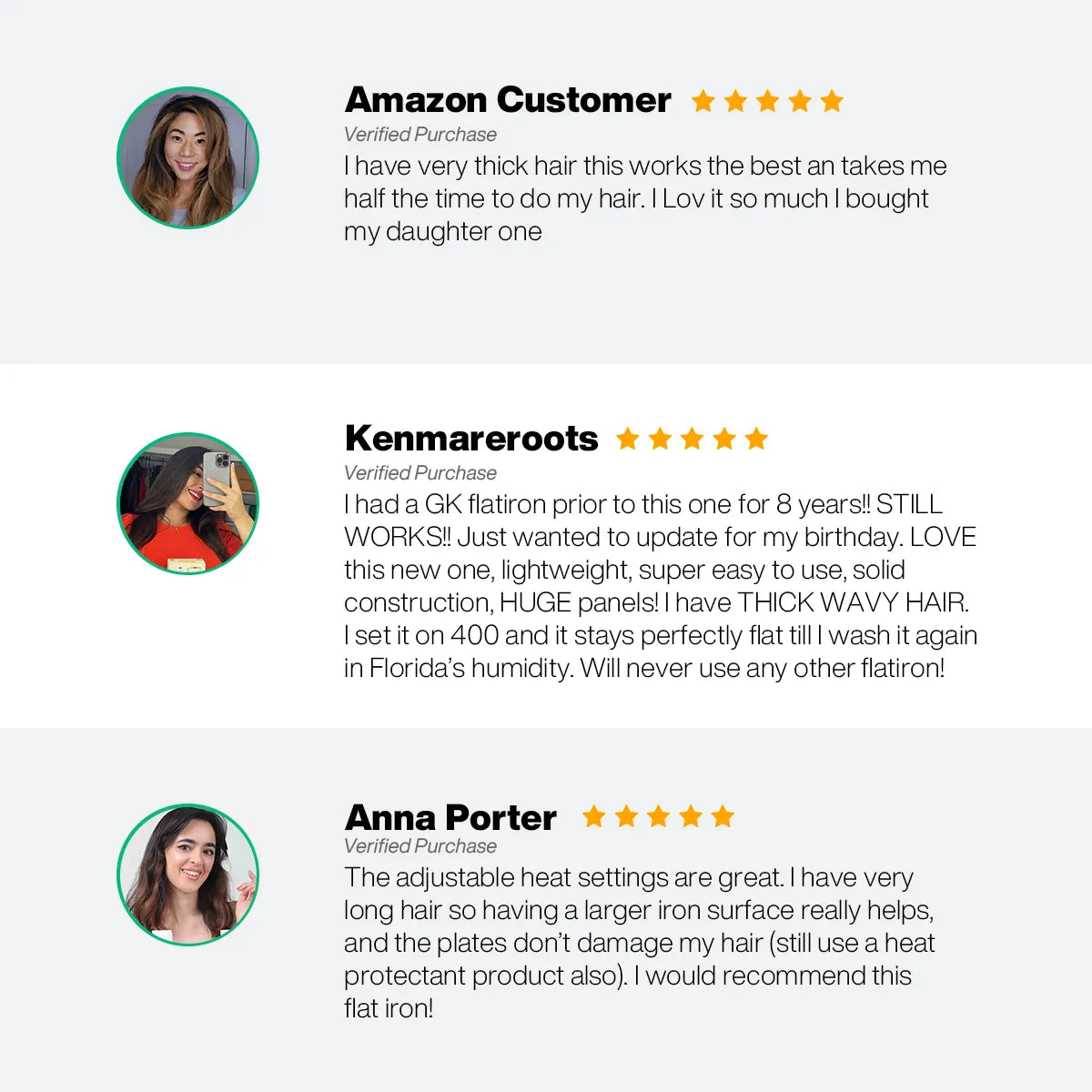 The Easy Control Titanium Flat Iron client review