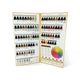 A hair color chart open to showcase various shades of hair dye, including a color wheel and descriptions of each hue.