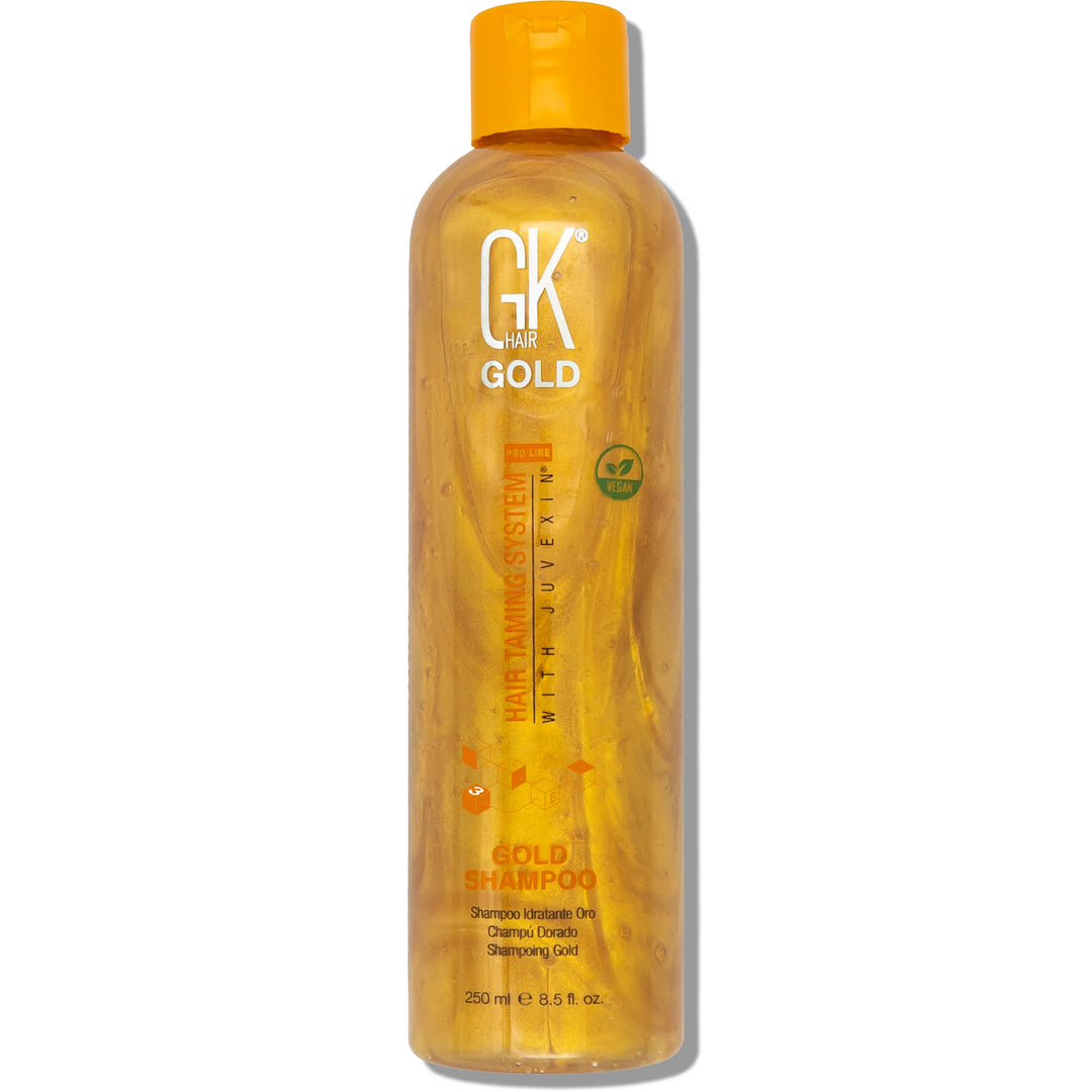GK Mail GOld Shampoo 250ml with white background