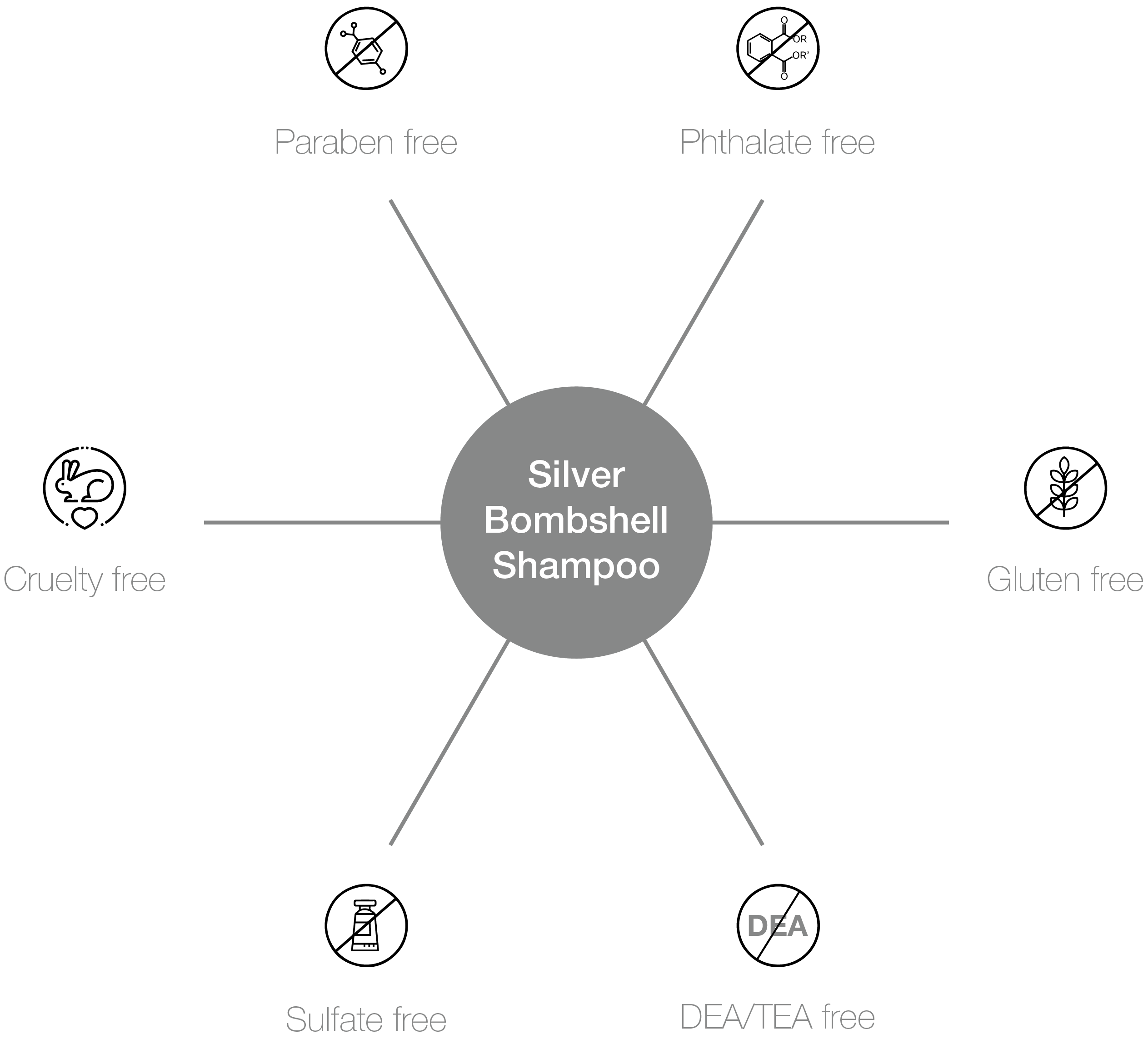 Silver Bombshell Shampoo Pro-benefits
