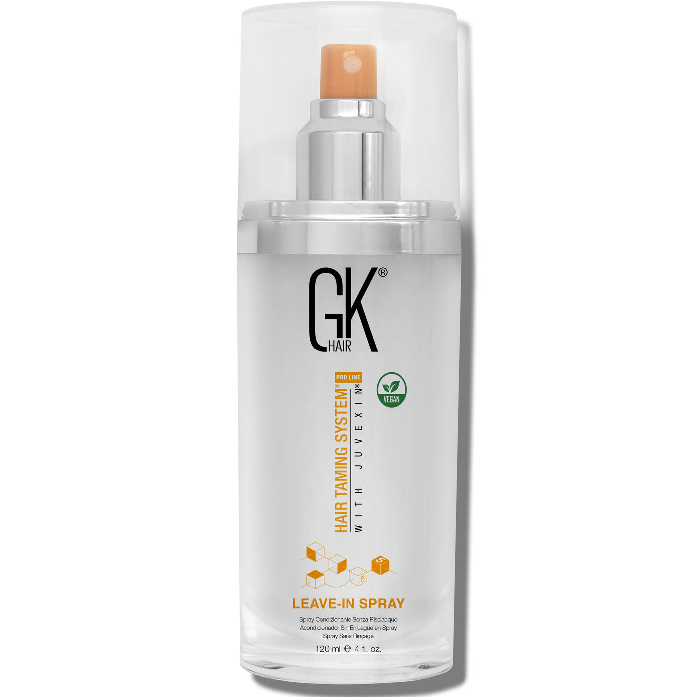 GK Hair Leave In Hair Spray 100ml with white background