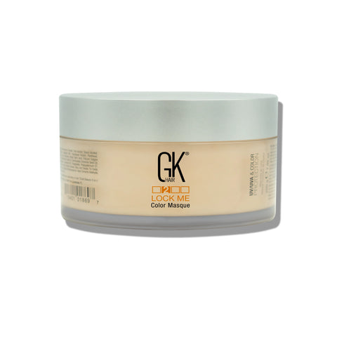 GK Hair Color Masque jar on a white background