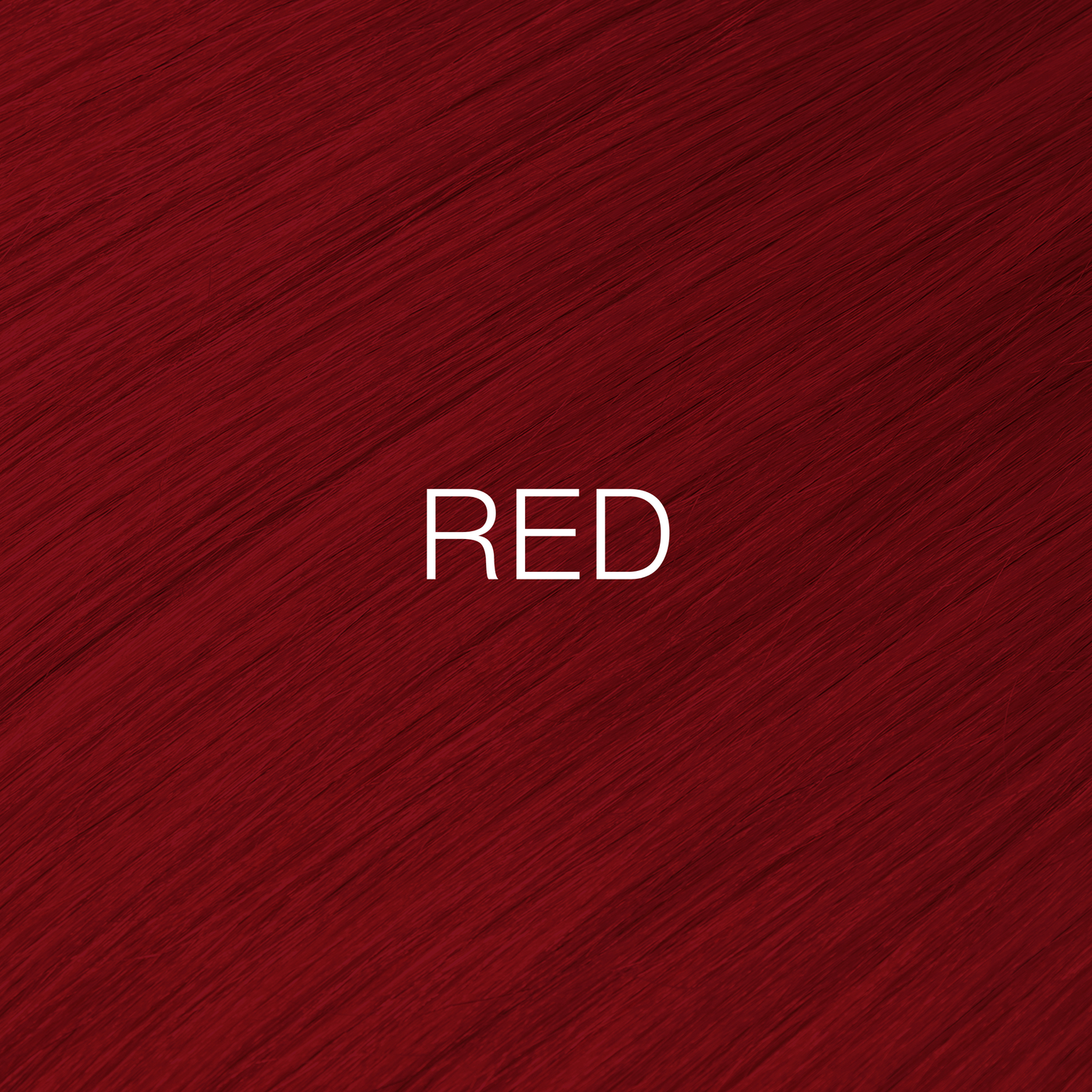Silky hair texture showcasing the GK Hair's Juxevin Cream Color "Red Mixtones" in bold white text.