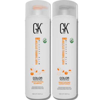 GK Hair's Moisturizing Shampoo and Conditioner 1000ml.