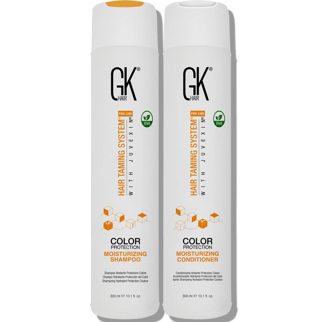 GK Hair Moisturising Shampoo and Conditioner 300ml for natural hair with nourishing formula