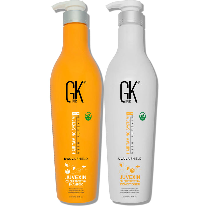 GKhair Shield Shampoo and Conditioner: UV Protection for Vibrant