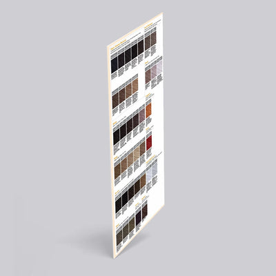 Accesorio para libro de muestras plegable color crema