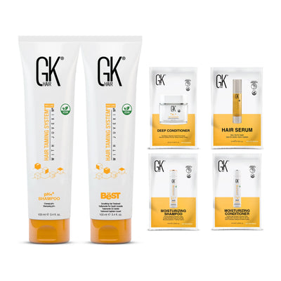 A complete set of Smoothing Treatment sample pack