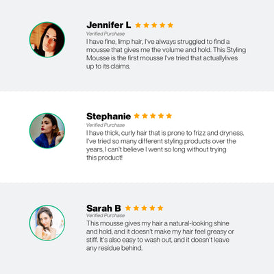GK Hair's Styling Mousse client review