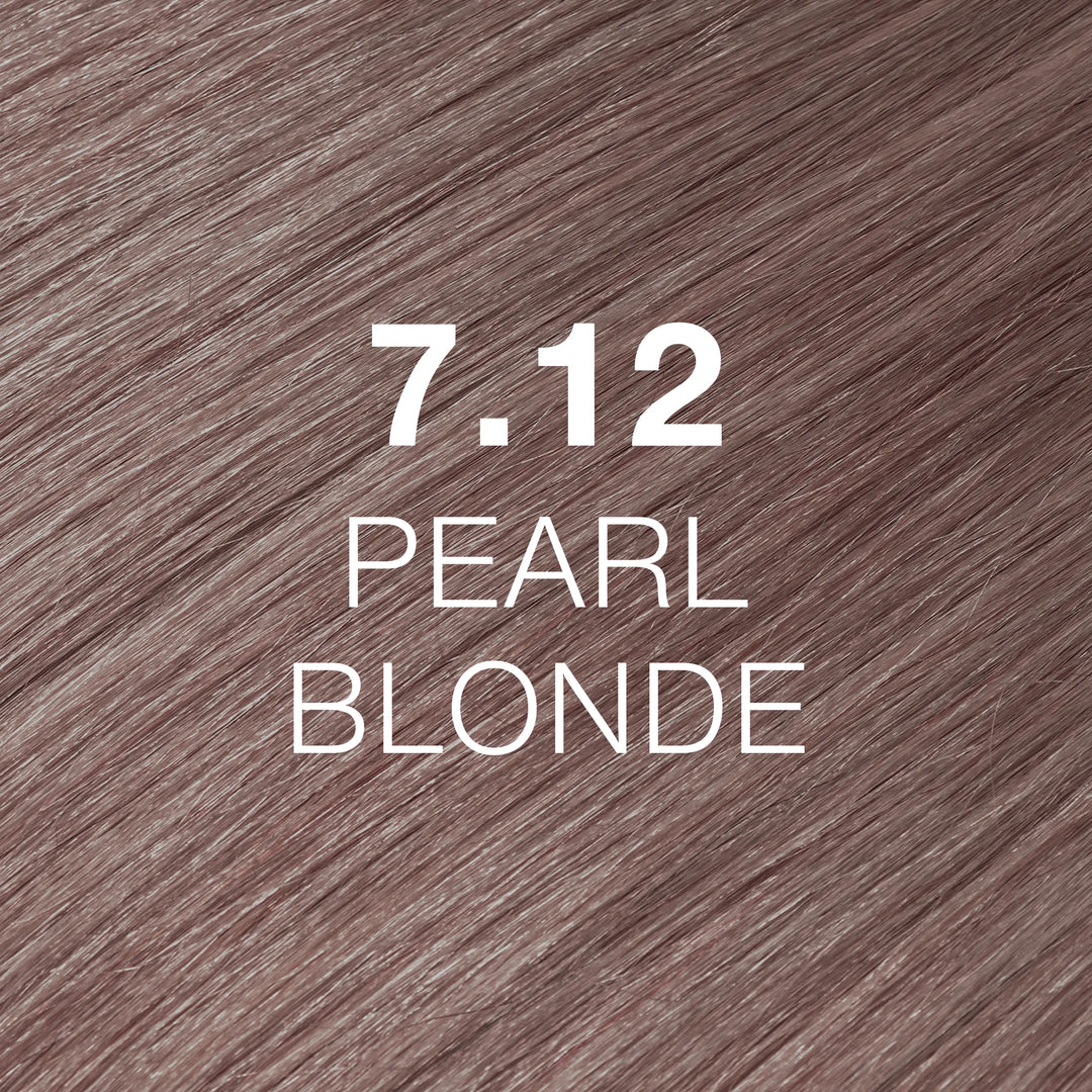 Hair color swatch with &
