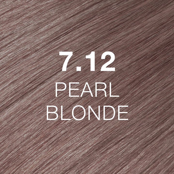 Hair color swatch with &