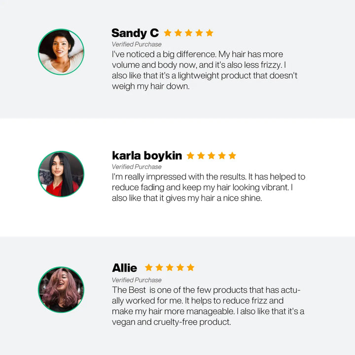 The Best hair treatment client review