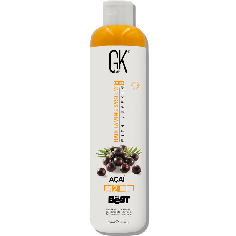 GK Hair's The Best Acai 300ml with a white background