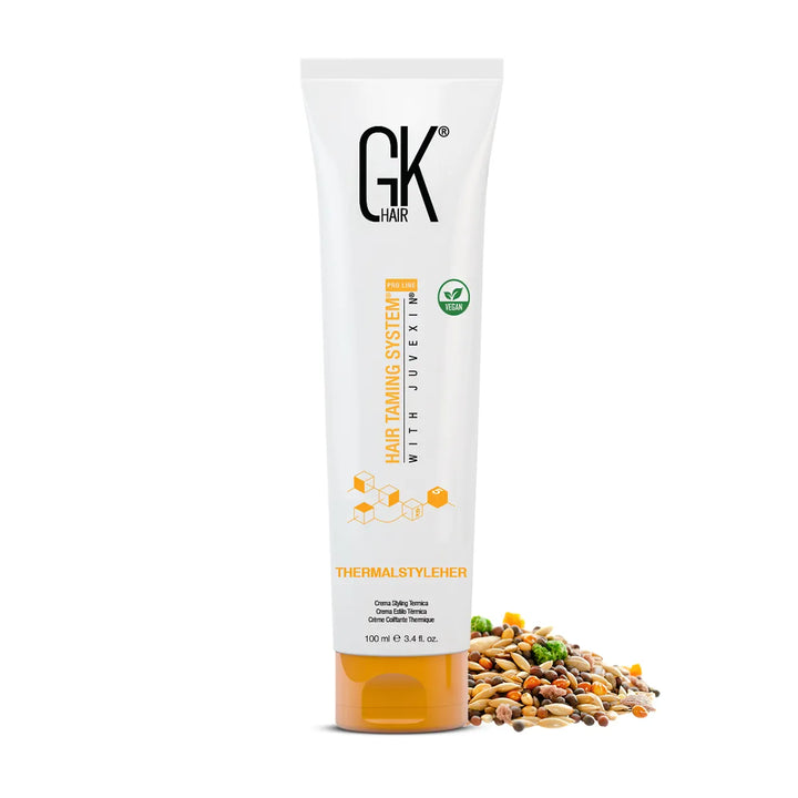 ThermalStyleHer Cream GK Hair | Heat Protectant Cream – GK Hair USA