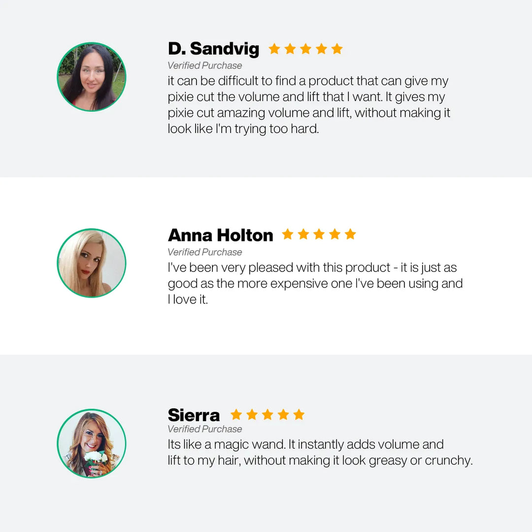 GK Hair VolumizeHer client review