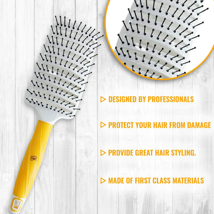 GK Hair Vent Brush 3 inch Pro panel: designed by professionals, protects hair from damage, great hair styling, first class materials
