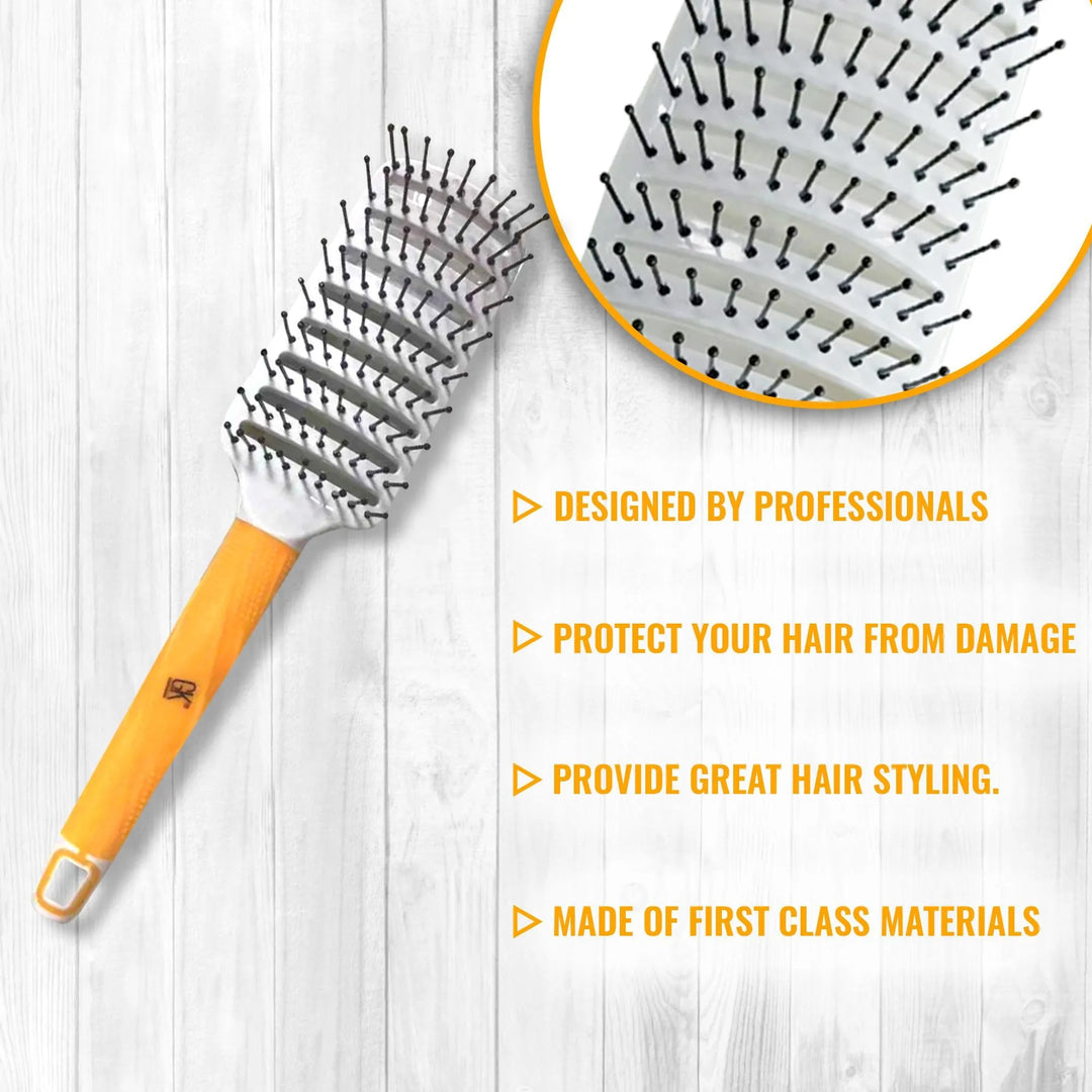 GK Hair Vent Brush 2.5 inch Pro panel: designed by professionals, protects hair from damage, great hair styling, first class materials