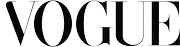 VOGUE magazine logo in black serif capitals, small trimmed version cropped tight to the letters