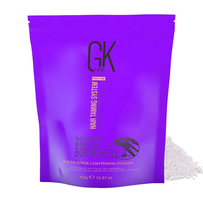 GK Hair Miami Beach Bombshell Blue Balaage Lightening Powder